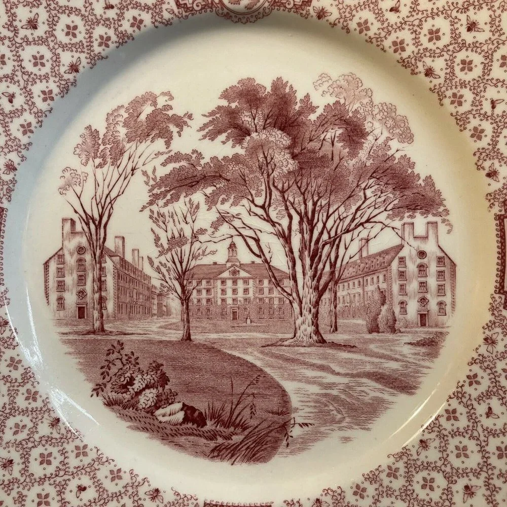 1931 Phillips EXETER ACADEMY NH Royal Cauldon Plate 10.40" ( Code 3)_4